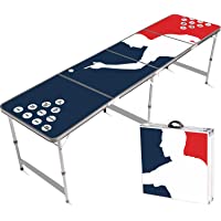 Mesa Oficial del Beer Pong | Player Tallas Oficiales | Impermeable y Resistente a rayones| Set de Bebida | OriginalCup®